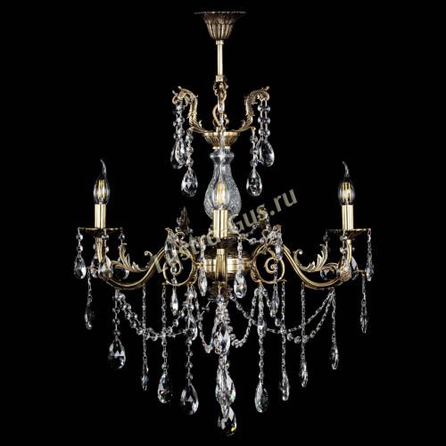 Люстра бронзовая Кассандра Алфея №3/1 журавлик в Кирове Гусь Хрустальный