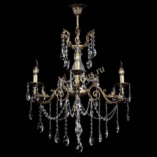 Люстра бронзовая Кассандра Алфея №3/1 журавлик в Кирове Гусь Хрустальный