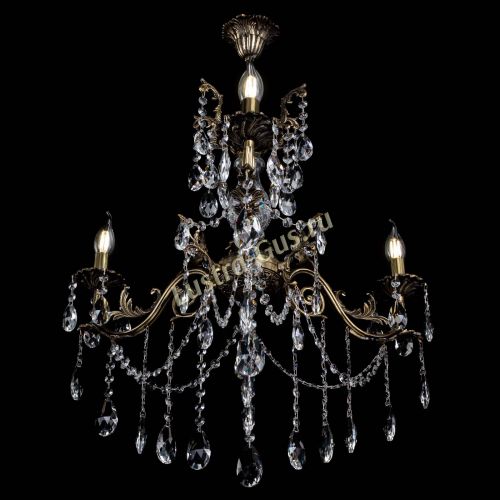 Люстра бронзовая Кассандра Алфея №3/1 журавлик в Кирове Гусь Хрустальный