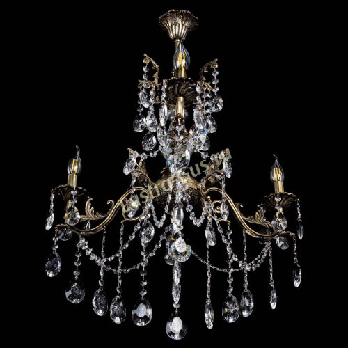 Люстра бронзовая Кассандра Алфея №3/1 звездочка в Кирове Гусь Хрустальный