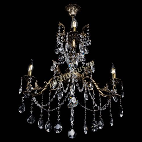 Люстра бронзовая Кассандра Алфея №3/1 звездочка в Кирове Гусь Хрустальный