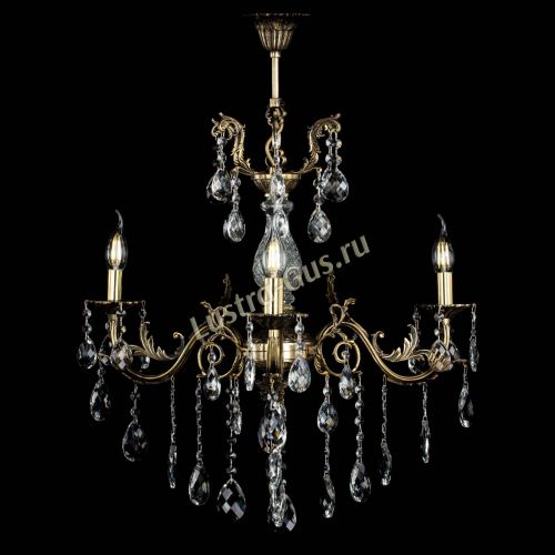 Люстра бронзовая Кассандра Алфея №3/2 баден в Кирове Гусь Хрустальный