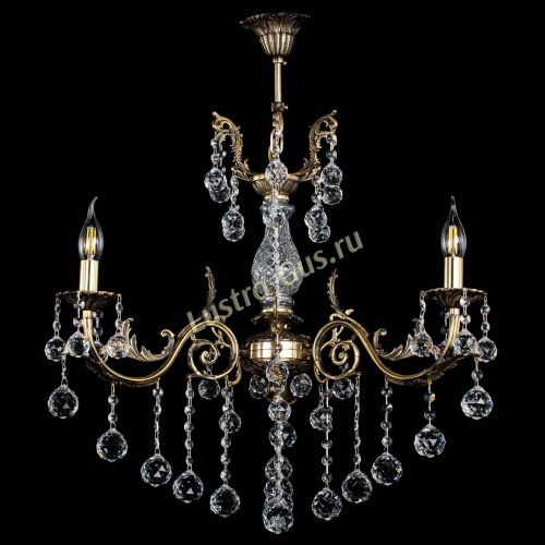 Люстра бронзовая Кассандра Алфея №3/2 шар в Кирове Гусь Хрустальный