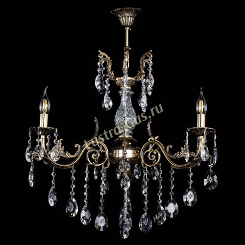 Люстра бронзовая Кассандра Алфея №3/2 звездочка в Кирове Гусь Хрустальный