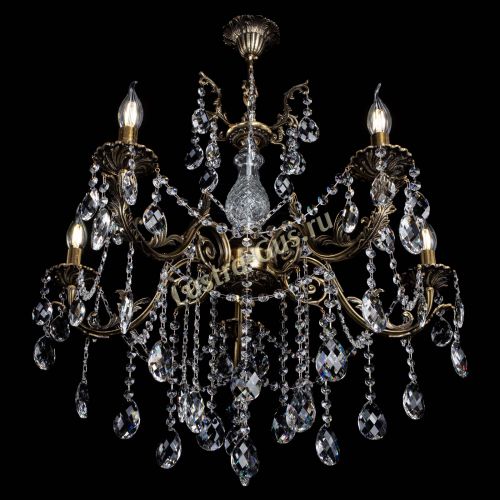 Люстра бронзовая Кассандра Алфея №5/1 баден в Кирове Гусь Хрустальный