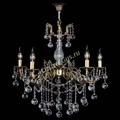 Люстра бронзовая Кассандра Алфея №5/1 шар в Кирове Гусь Хрустальный