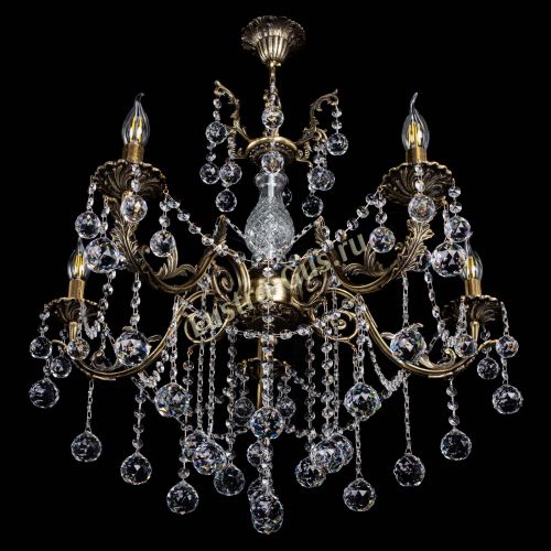 Люстра бронзовая Кассандра Алфея №5/1 шар в Кирове Гусь Хрустальный