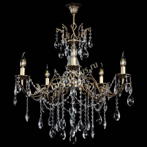 Люстра бронзовая Кассандра Алфея №5/1 журавлик в Кирове Гусь Хрустальный