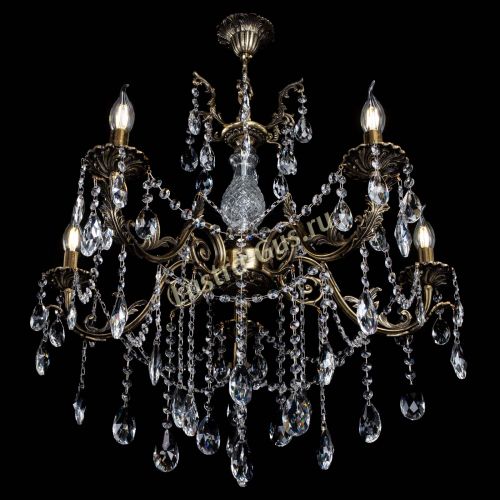 Люстра бронзовая Кассандра Алфея №5/1 журавлик в Кирове Гусь Хрустальный