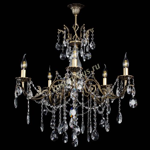 Люстра бронзовая Кассандра Алфея №5/1 звездочка в Кирове Гусь Хрустальный