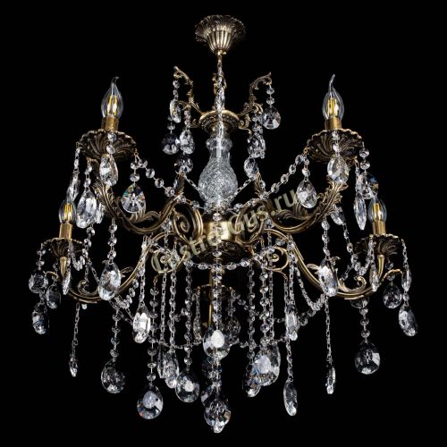 Люстра бронзовая Кассандра Алфея №5/1 звездочка в Кирове Гусь Хрустальный