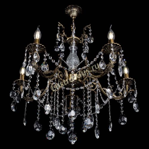 Люстра бронзовая Кассандра Алфея №5/1 звездочка в Кирове Гусь Хрустальный