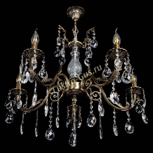 Люстра бронзовая Кассандра Алфея №5/2 баден в Кирове Гусь Хрустальный
