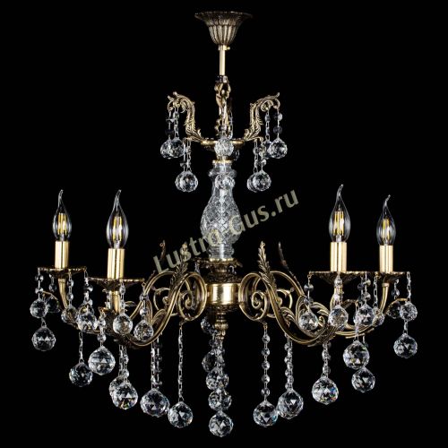 Люстра бронзовая Кассандра Алфея №5/2 шар в Кирове Гусь Хрустальный