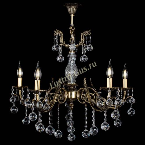 Люстра бронзовая Кассандра Алфея №5/2 шар в Кирове Гусь Хрустальный