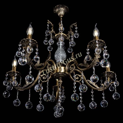 Люстра бронзовая Кассандра Алфея №5/2 шар в Кирове Гусь Хрустальный