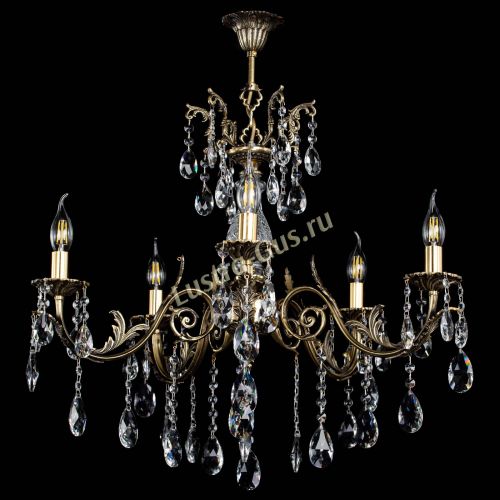 Люстра бронзовая Кассандра Алфея №5/2 журавлик в Кирове Гусь Хрустальный