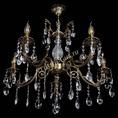 Люстра бронзовая Кассандра Алфея №5/2 журавлик в Кирове Гусь Хрустальный