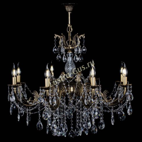 Люстра бронзовая Кассандра Алфея №8/1 баден в Кирове Гусь Хрустальный