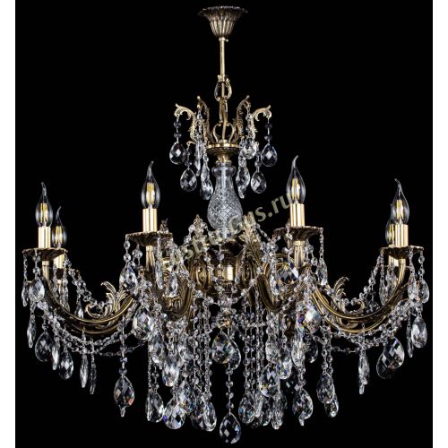 Люстра бронзовая Кассандра Алфея №8/1 баден в Кирове Гусь Хрустальный