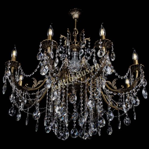 Люстра бронзовая Кассандра Алфея №8/1 баден в Кирове Гусь Хрустальный