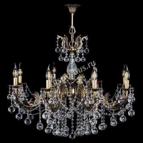 Люстра бронзовая Кассандра Алфея №8/1 шар в Кирове Гусь Хрустальный