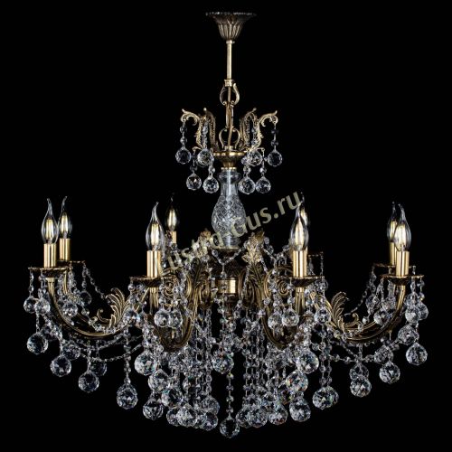 Люстра бронзовая Кассандра Алфея №8/1 шар в Кирове Гусь Хрустальный