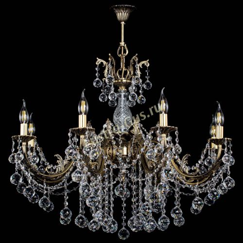 Люстра бронзовая Кассандра Алфея №8/1 шар в Кирове Гусь Хрустальный