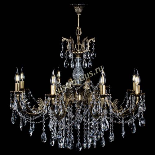 Люстра бронзовая Кассандра Алфея №8/1 журавлик в Кирове Гусь Хрустальный