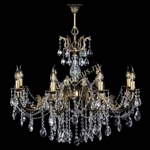 Люстра бронзовая Кассандра Алфея №8/1 звездочка в Кирове Гусь Хрустальный