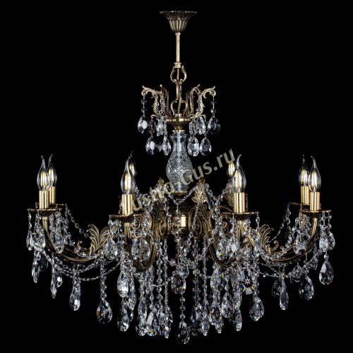 Люстра бронзовая Кассандра Алфея №8/1 звездочка в Кирове Гусь Хрустальный