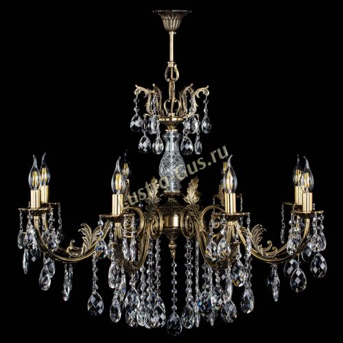 Люстра бронзовая Кассандра Алфея №8/2 баден в Кирове Гусь Хрустальный