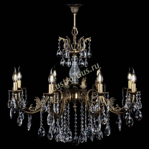 Люстра бронзовая Кассандра Алфея №8/2 баден в Кирове Гусь Хрустальный
