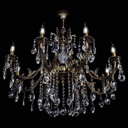 Люстра бронзовая Кассандра Алфея №8/2 баден в Кирове Гусь Хрустальный