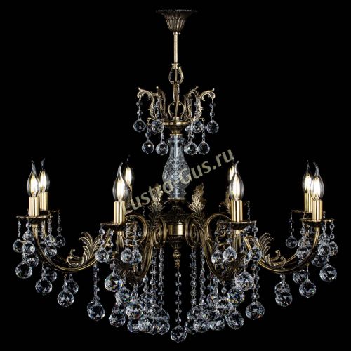 Люстра бронзовая Кассандра Алфея №8/2 шар в Кирове Гусь Хрустальный