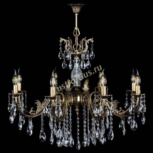 Люстра бронзовая Кассандра Алфея №8/2 журавлик в Кирове Гусь Хрустальный