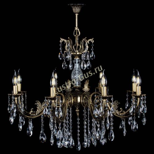 Люстра бронзовая Кассандра Алфея №8/2 журавлик в Кирове Гусь Хрустальный