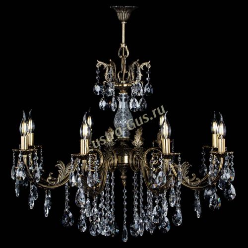 Люстра бронзовая Кассандра Алфея №8/2 звездочка в Кирове Гусь Хрустальный