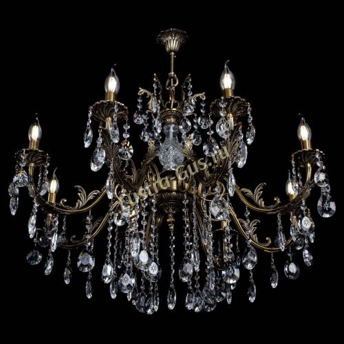 Люстра бронзовая Кассандра Алфея №8/2 звездочка в Кирове Гусь Хрустальный