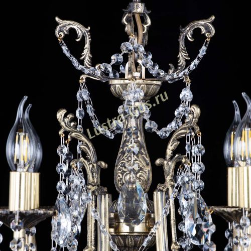 Люстра бронзовая Матильда №4 Лучик в Кирове Гусь Хрустальный