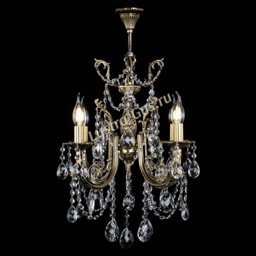 Люстра бронзовая Матильда №4 Баден в Кирове Гусь Хрустальный