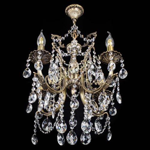 Люстра бронзовая Матильда №4 Баден в Кирове Гусь Хрустальный