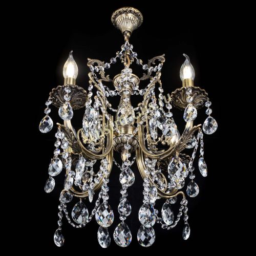 Люстра бронзовая Матильда №4 Баден в Кирове Гусь Хрустальный