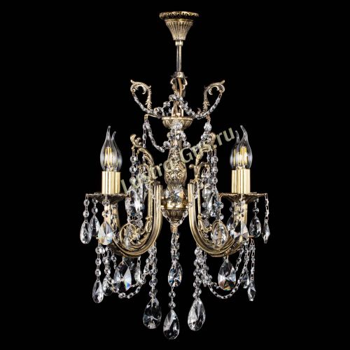 Люстра бронзовая Матильда №4 Лучик в Кирове Гусь Хрустальный