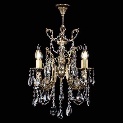 Люстра бронзовая Матильда №4 Лучик в Кирове Гусь Хрустальный