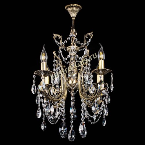 Люстра бронзовая Матильда №4 Лучик в Кирове Гусь Хрустальный