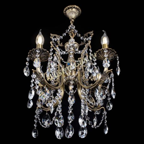 Люстра бронзовая Матильда №4 Лучик в Кирове Гусь Хрустальный