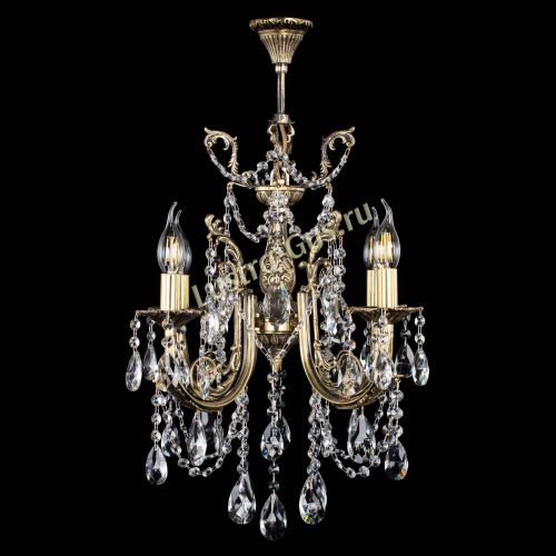 Люстра бронзовая Матильда №4 Журавлик в Кирове Гусь Хрустальный