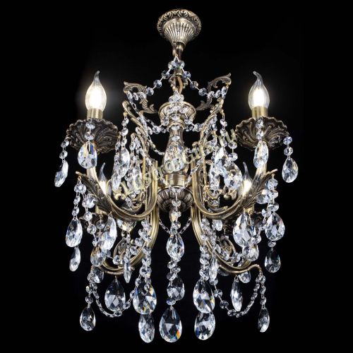 Люстра бронзовая Матильда №4 Журавлик в Кирове Гусь Хрустальный