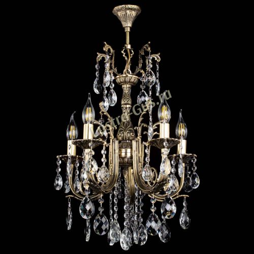 Люстра бронзовая Матильда №5/2 Баден в Кирове Гусь Хрустальный